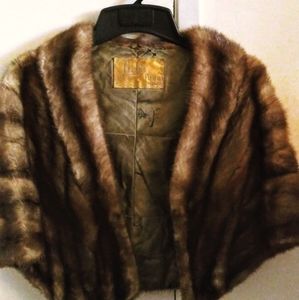 Vintage fur shawl by Liebs
